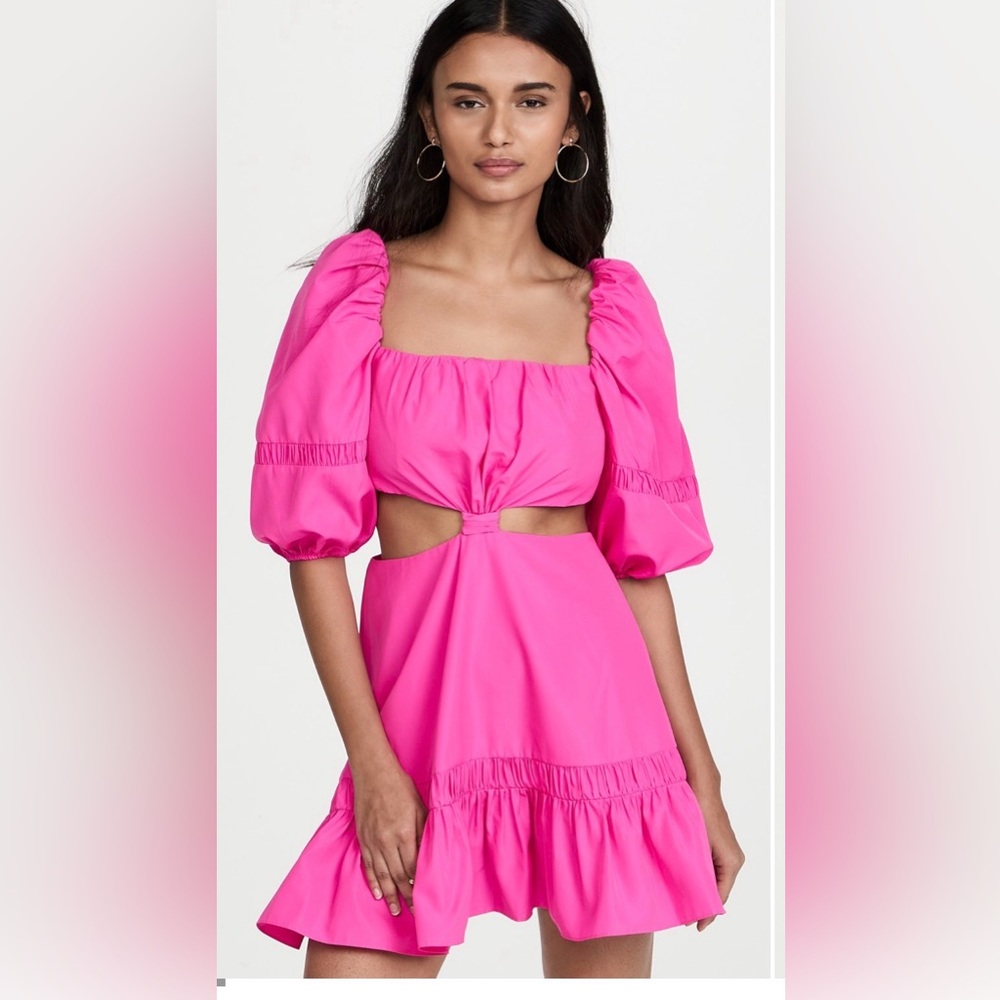 Alexis Fushia Bertana Cutout dress